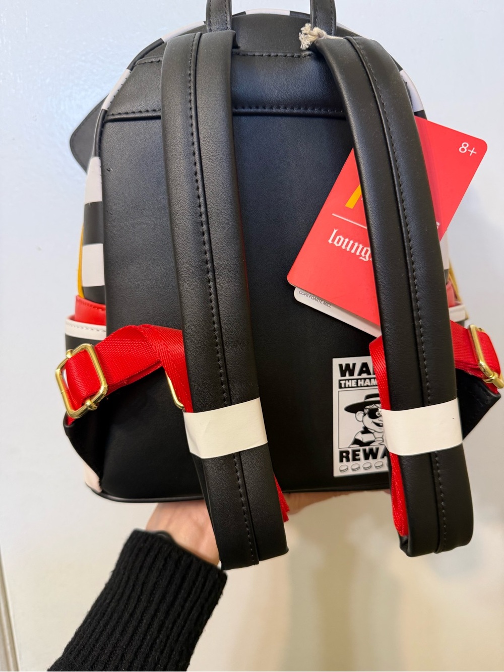 Loungefly x McDonald's Hamburglar Character Mini Backpack NWT - Picture 9 of 11